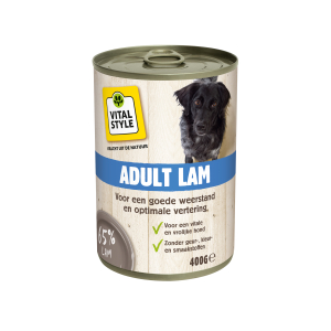 Adult Lam natvoer - 400gr