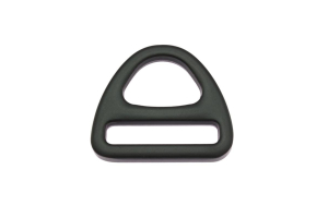 Driehoek D-ring Zwart - 20mm