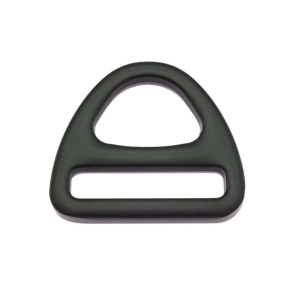 Driehoek D-ring Zwart - 20mm